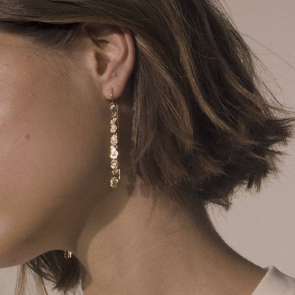 Pilgrim THANKFUL Ohrringe Mit Langem Kettenanhänger, Vergoldet