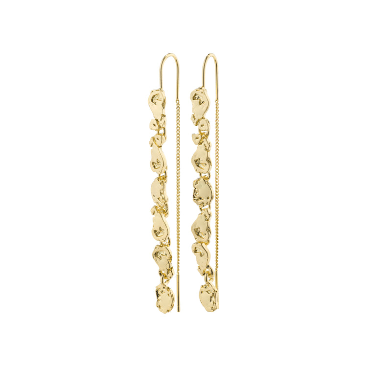 Pilgrim THANKFUL Ohrringe Mit Langem Kettenanhänger, Vergoldet