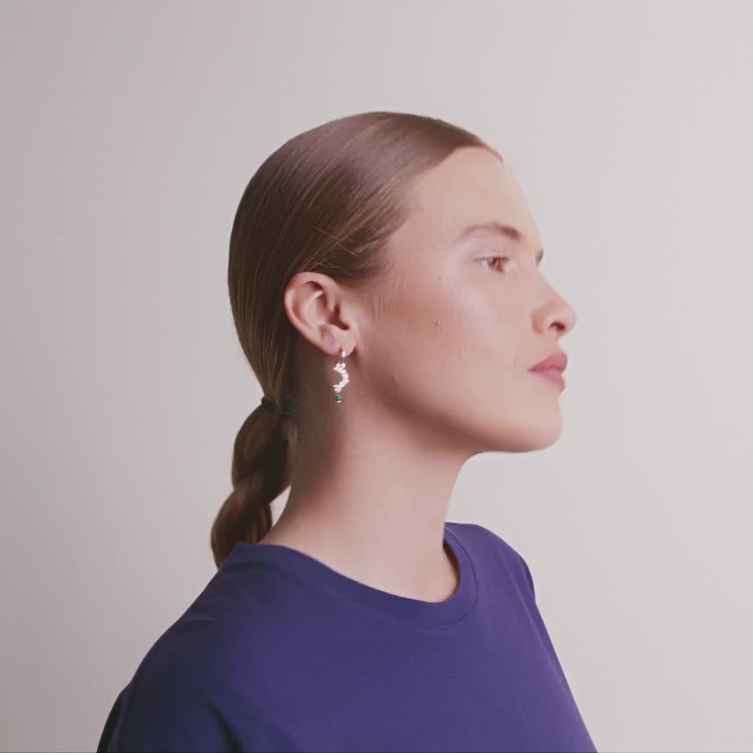 Pilgrim THERA Recycelter, Einzelner Ohrring Versilbert