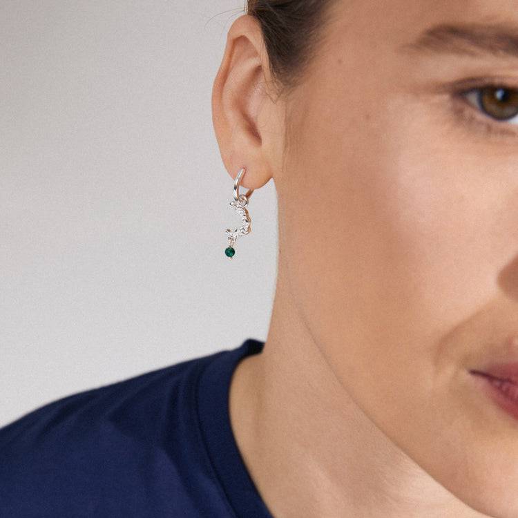 Pilgrim THERA Recycelter, Einzelner Ohrring Versilbert