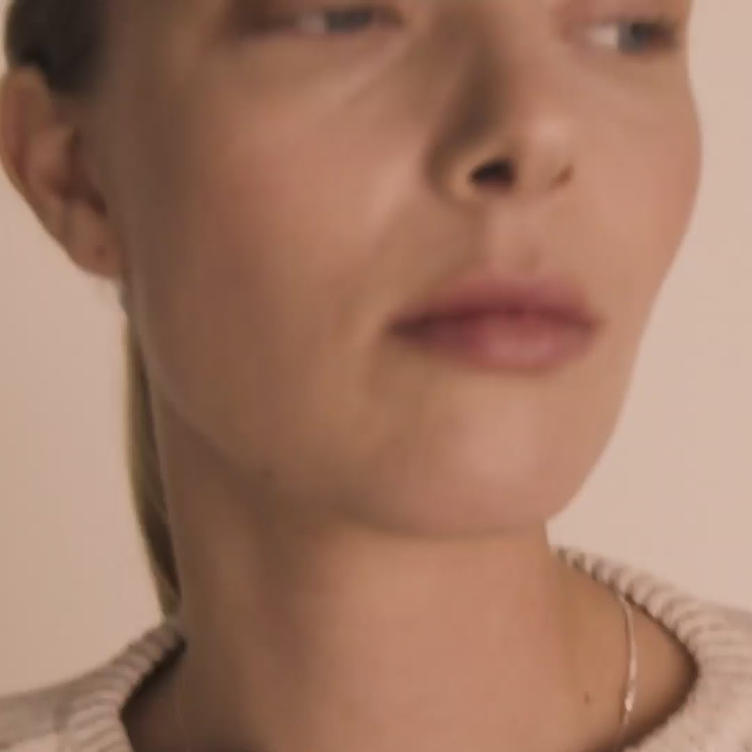 Pilgrim TINA Recycelte Halskette Mit Kristallanhänger, Versilbert