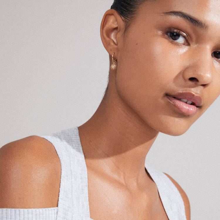 Pilgrim TITANIA Recycelter, Einzelner Ohrring Vergoldet