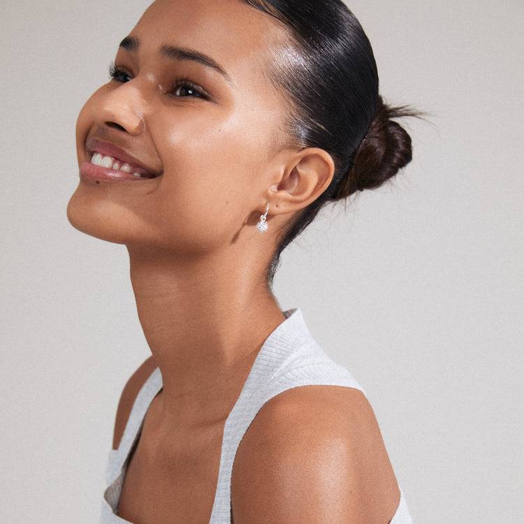 Pilgrim TITANIA Recycelter, Einzelner Ohrring Versilbert