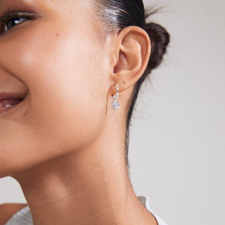 Pilgrim TITANIA Recycelter, Einzelner Ohrring Versilbert