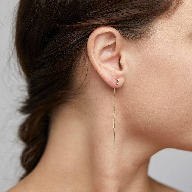 Pilgrim TITIANA Recycelte Kristallohrringe, Vergoldet