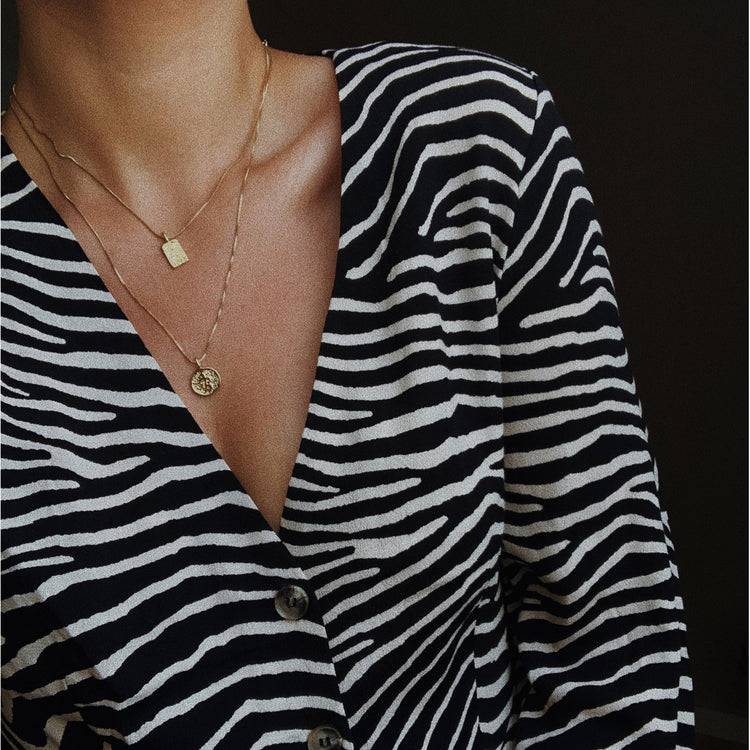 Pilgrim VALKYRIA Münz-Halskette, 2-in-1-Set, Vergoldet