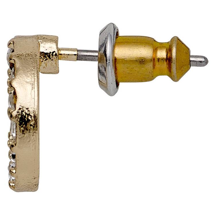 Pilgrim VICTORIA Recycelte Kristall-Halo-Ohrringe, Vergoldet