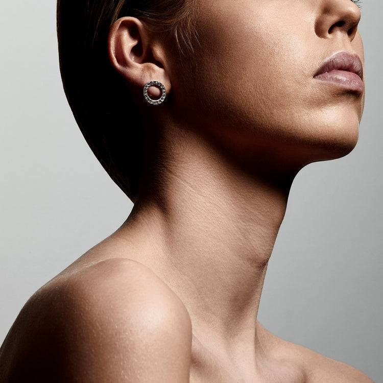 Pilgrim VICTORIA Recycelte Kristallohrringe, Mit Roségold Plattiert