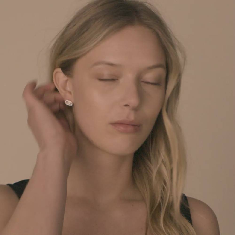 Pilgrim VICTORIA Recycelte Kristallohrringe, Vergoldet