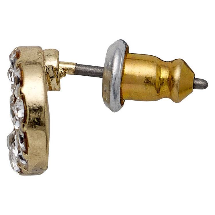 Pilgrim VICTORIA Recycelte Kristallohrringe, Vergoldet