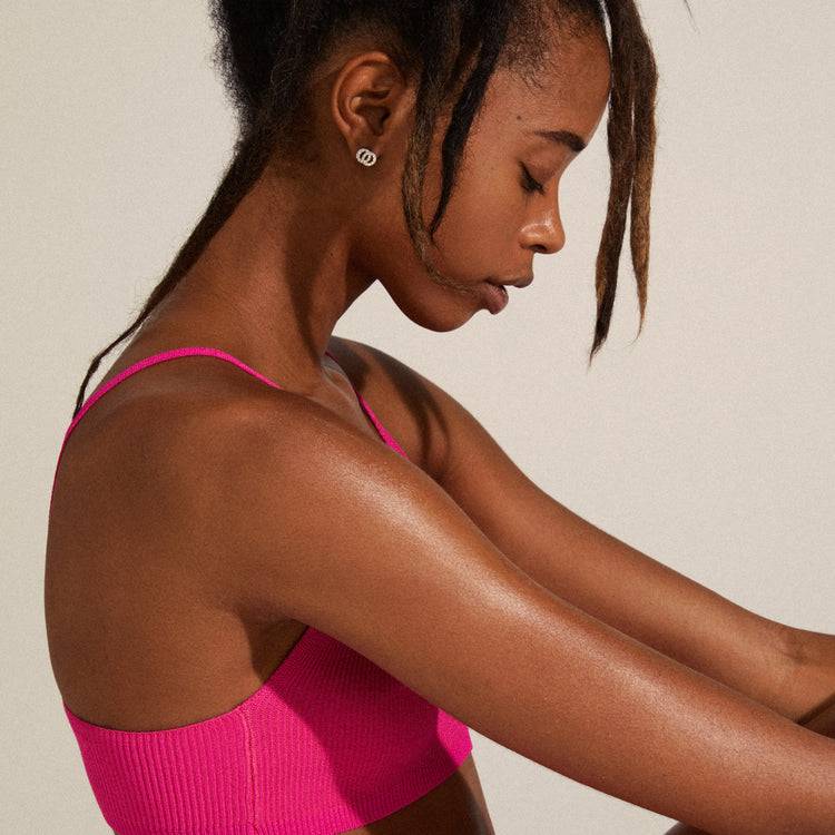 Pilgrim VICTORIA Recycelte Kristallohrringe, Versilbert