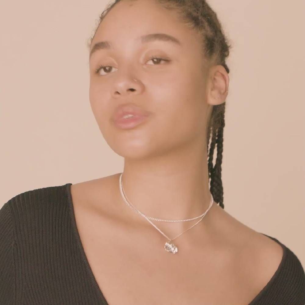 Pilgrim WILLPOWER Panzer- & Münzhalskette, 2-in-1-Set, Versilbert