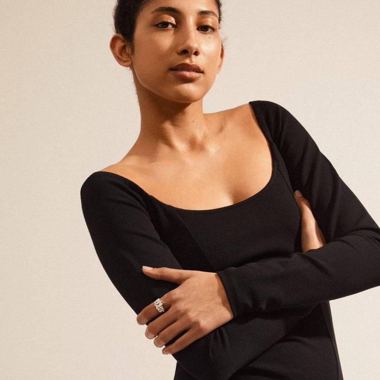 Pilgrim WILLPOWER Recycelter, Skulpturaler Ring, Versilbert