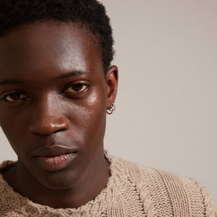 Pilgrim WINNY Recyceltes Geschenkset, 3 Paar Ohrringe, Versilbert