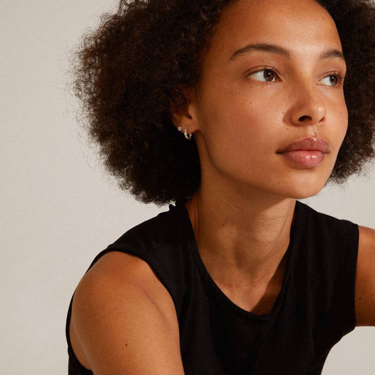 Pilgrim WINNY Recyceltes Geschenkset, 3 Paar Ohrringe, Versilbert