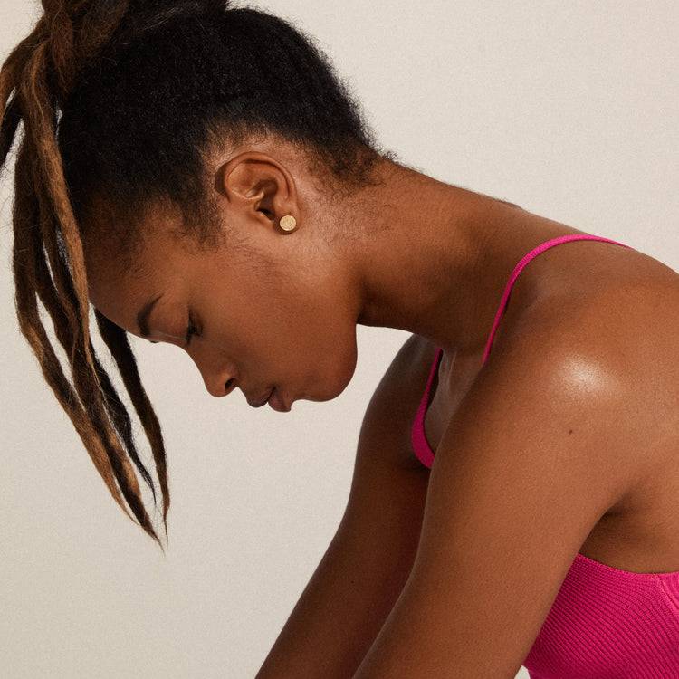 Pilgrim WYNONNA Recycelte Rustikale Ohrringe, Vergoldet