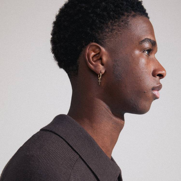 Pilgrim XENAIA Recycelter, Einzelner Ohrring Vergoldet