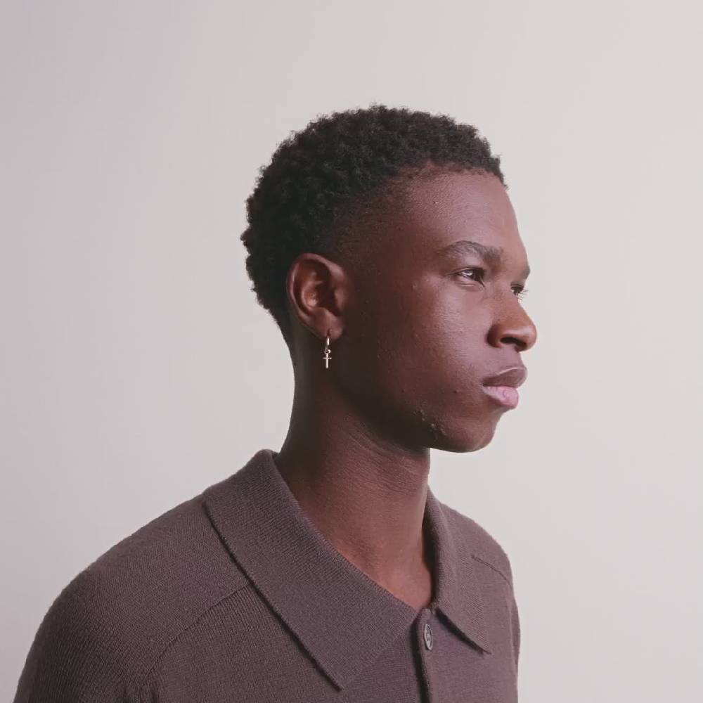 Pilgrim XENAIA Recycelter, Einzelner Ohrring Vergoldet