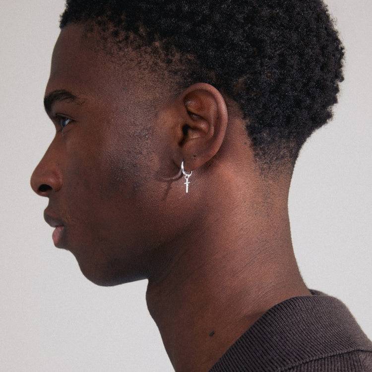 Pilgrim XENAIA Recycelter, Einzelner Ohrring Versilbert