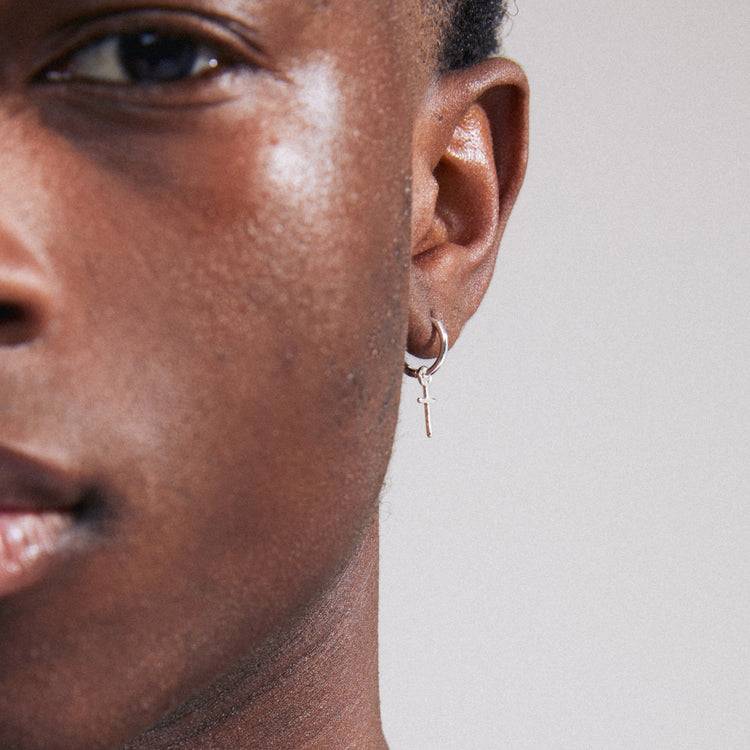 Pilgrim XENAIA Recycelter, Einzelner Ohrring Versilbert