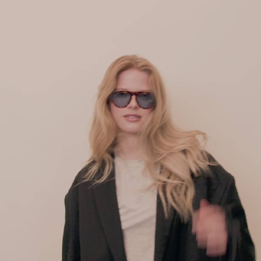 Pilgrim YARIL Recycelte Sonnenbrille Schildpatt-Braun