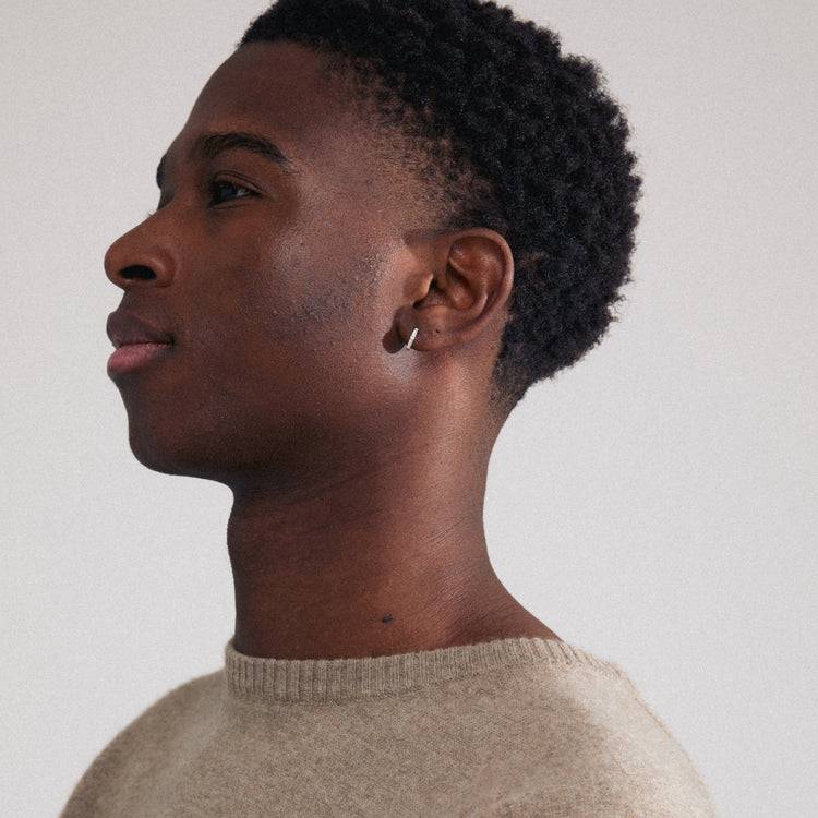 Pilgrim ZOE Recycelter, Einzelner Ohrring Versilbert