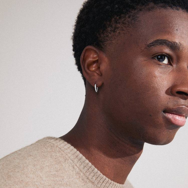 Pilgrim ZOE Recycelter, Einzelner Ohrring Versilbert