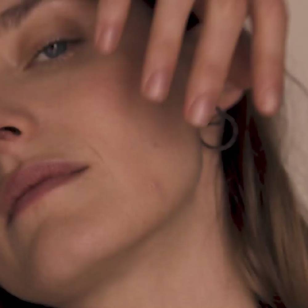 Pilgrim ZOOEY Recycelte 2-in-1-Ohrringe, Hämatitbeschichtet