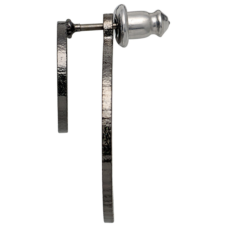 Pilgrim ZOOEY Recycelte 2-in-1-Ohrringe, Hämatitbeschichtet