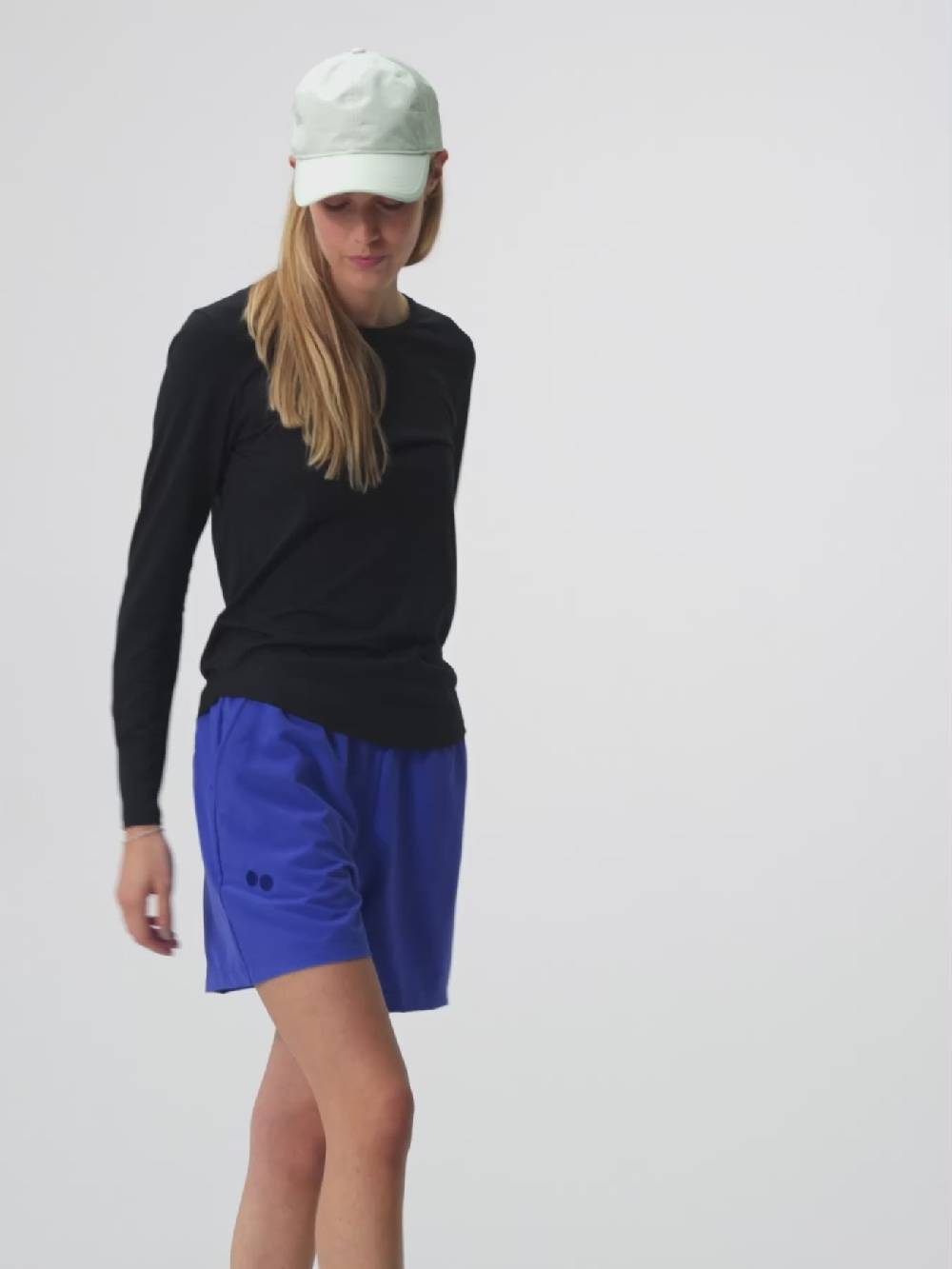 Pinqponq Active Shorts - Poppy Blue (Unisex)