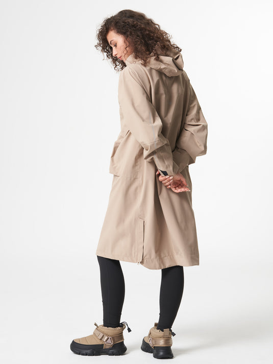 Pinqponq Aestech Rain Parka - Caramel Khaki (Unisex)