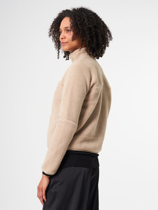 Pinqponq Fleece Jacket - Caramel Khaki (Female)