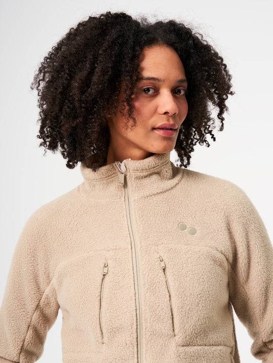 Pinqponq Fleece Jacket - Caramel Khaki (Female)