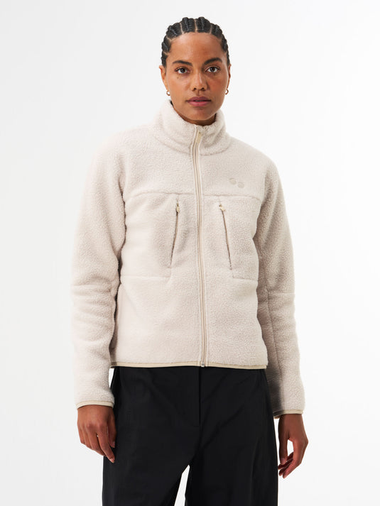 Pinqponq Fleece Jacket - Cliff Beige (Female)