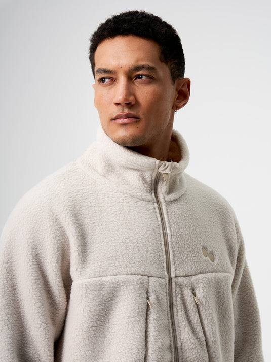 Pinqponq Fleece Jacket - Cliff Beige (Male)