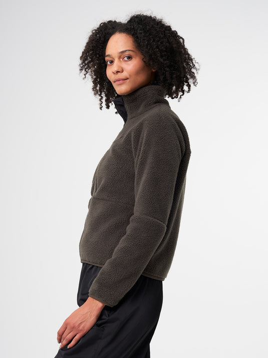 Pinqponq Fleece Jacket - Coffee Brown (Female)