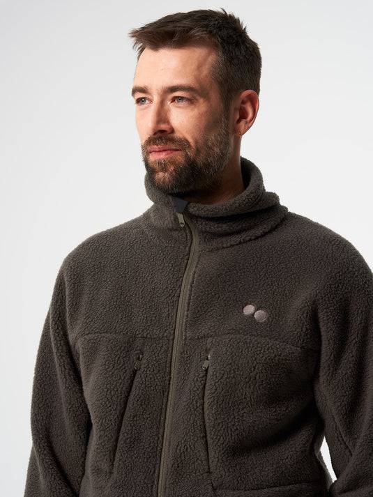 Pinqponq Fleece Jacket - Coffee Brown (Male)
