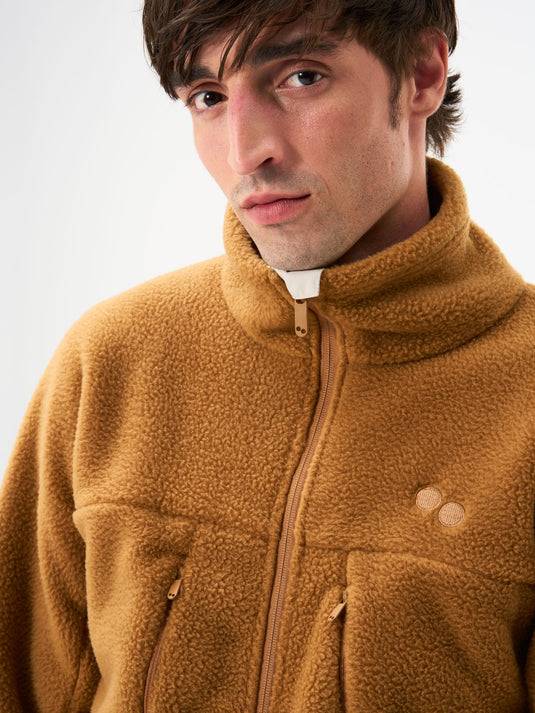 Pinqponq Fleece Jacket - Ginger Biscuit (Male)