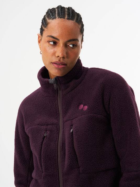 Pinqponq Fleece Jacket - Midnight Plum (Female)