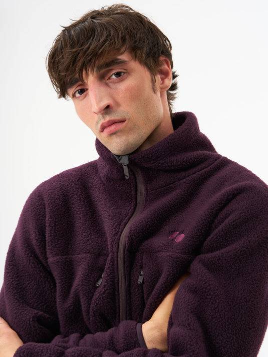Pinqponq Fleece Jacket - Midnight Plum (Male)