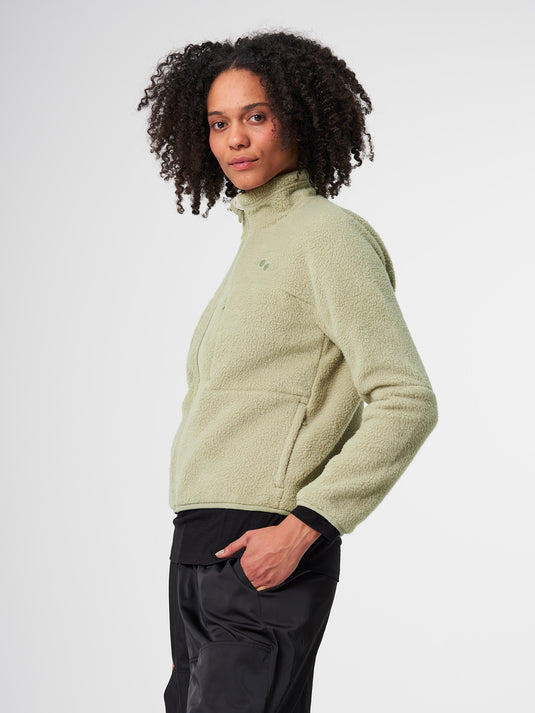 Pinqponq Fleece Jacket - Reed Olive (Female)