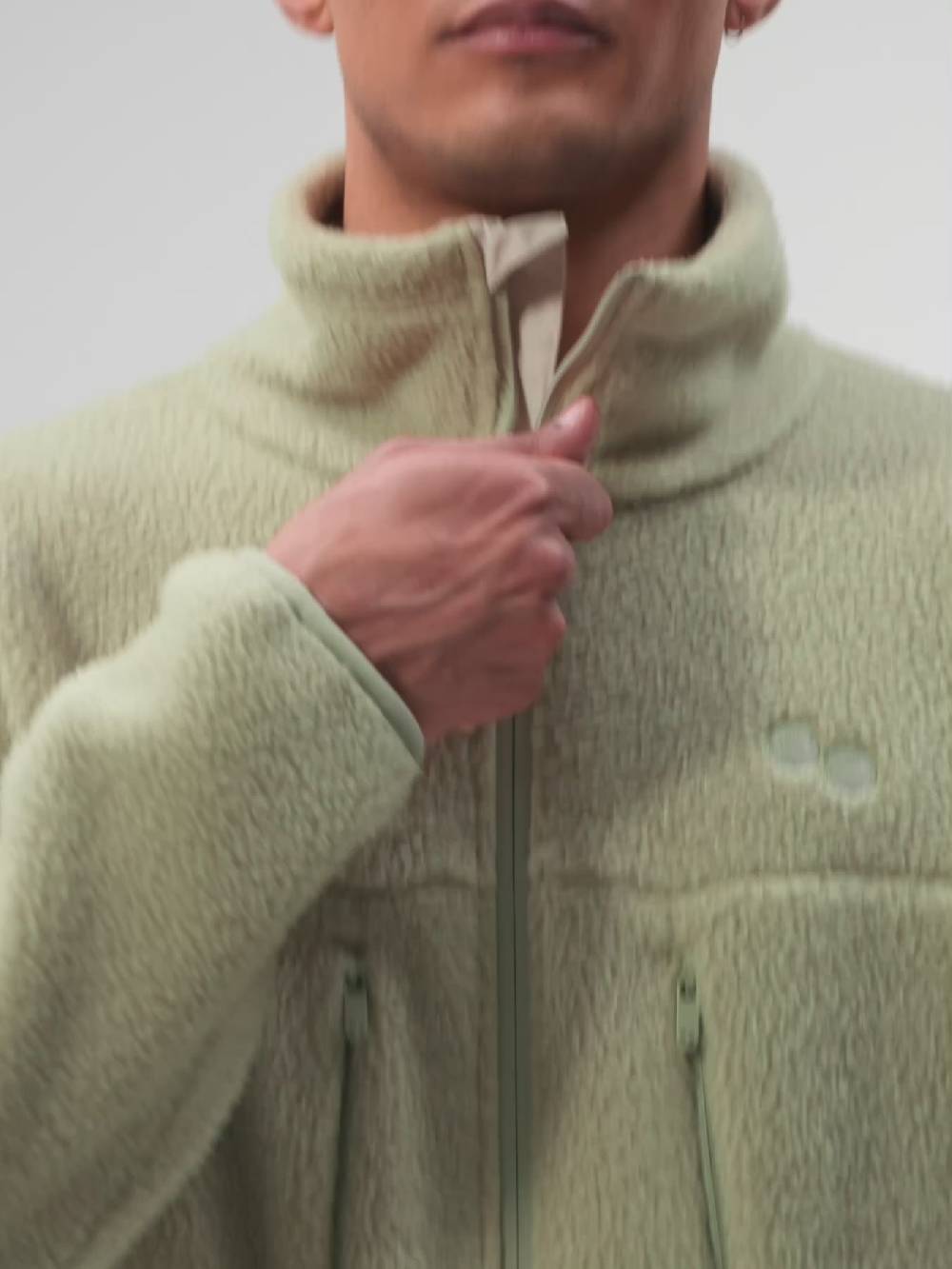 Pinqponq Fleece Jacket - Reed Olive (Male)