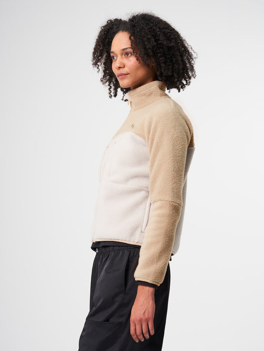 Pinqponq Fleece Jacket - Tune Khaki (Female)