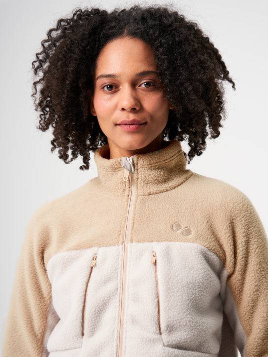 Pinqponq Fleece Jacket - Tune Khaki (Female)