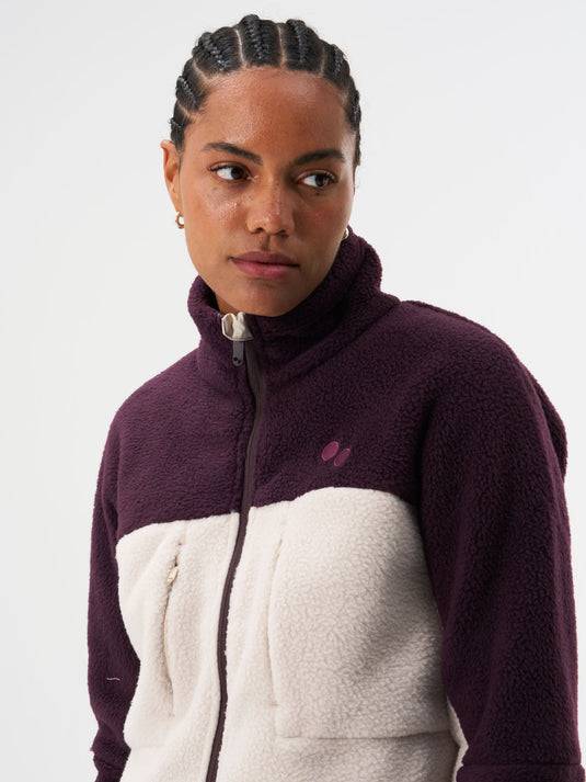 Pinqponq Fleece Jacket - Tune Plum (Female)