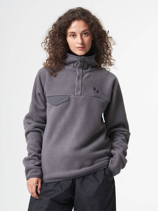 Pinqponq Fleece Pullover - Graphite Grey (Unisex)
