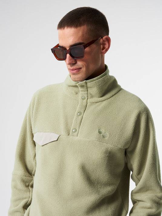 Pinqponq Fleece Pullover - Reed Olive (Unisex)