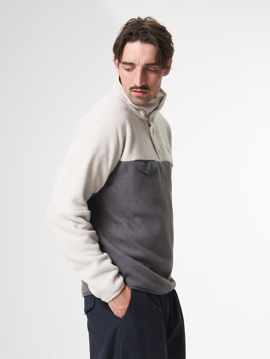 Pinqponq Fleece Pullover - Tune Beige (Unisex)