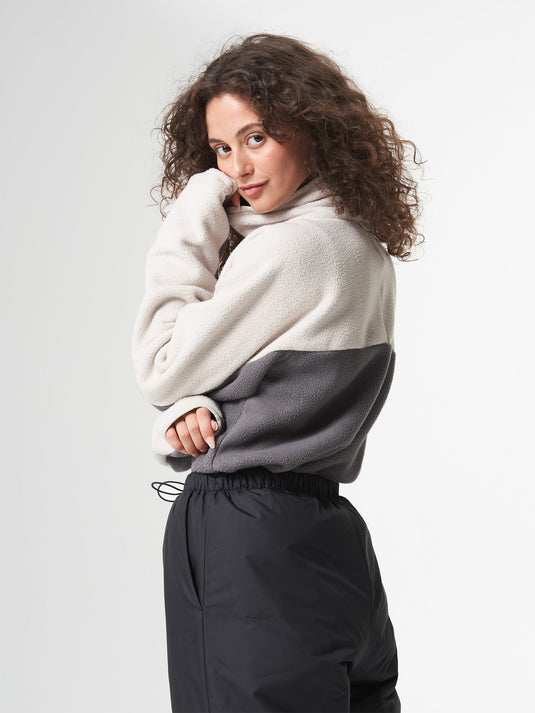 Pinqponq Fleece Pullover - Tune Beige (Unisex)