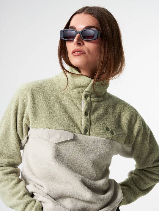 Pinqponq Fleece Pullover - Tune Olive (Unisex)